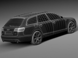 Audi A6 C6 Avant 2005-2008 Model 3D