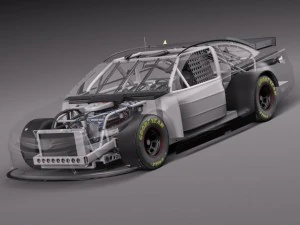 Nascar Toyota Camry MMS Kyle Busch 2015 Modelo 3D