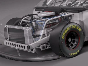 Nascar Toyota Camry MMS Kyle Busch 2015 Modelo 3D