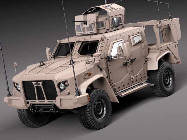 Oshkosh Jltv 2014 3D Model .c4d .max .obj .3ds .fbx .stl .blend 