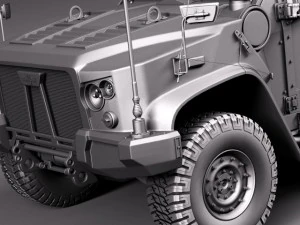 Oshkosh Jltv 2014 3D Model