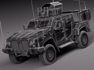 Oshkosh Jltv 2014 3D Model