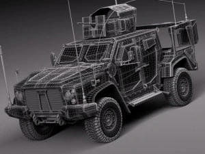 Oshkosh Jltv 2014 3D Model