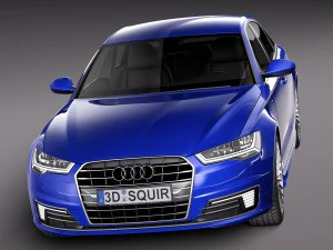 Audi A6L E-tron 2017 3D Model