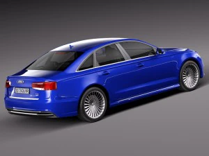 Audi A6L E-tron 2017 3D Model