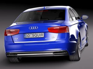 Audi A6L E-tron 2017 3D Model