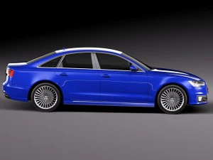 Audi A6L E-tron 2017 3D Model