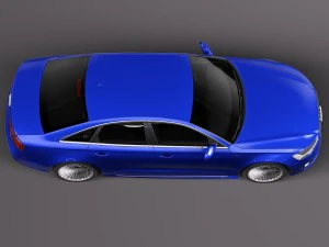 Audi A6L E-tron 2017 3D Model