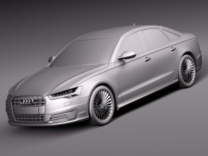 Audi A6L E-tron 2017 3Dモデル