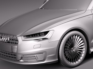 Audi A6L E-tron 2017 3Dモデル