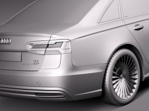 Audi A6L E-tron 2017 3Dモデル