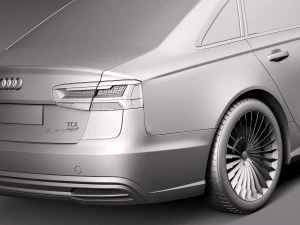 Audi A6L E-tron 2017 3D Model