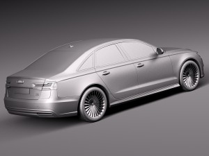 Audi A6L E-tron 2017 3Dモデル