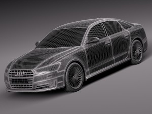Audi A6L E-tron 2017 3Dモデル