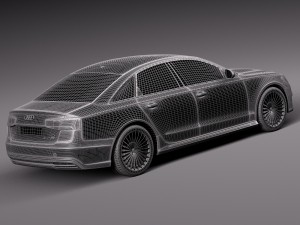 Audi A6L E-tron 2017 3Dモデル