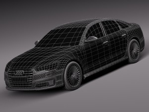 Audi A6L E-tron 2017 3Dモデル