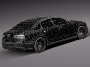 Audi A6L E-tron 2017 3Dモデル