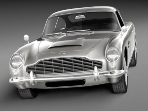 Aston Martin DB5 1963 hi-detail 3D Model