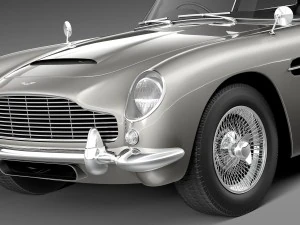 Aston Martin DB5 1963 hi-detail 3D Model