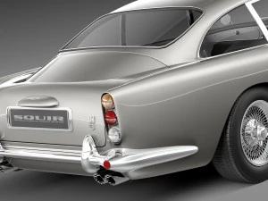 Aston Martin DB5 1963 hi-detail 3D Model