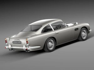 Aston Martin DB5 1963 hi-detail 3D Model