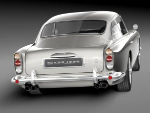 Aston Martin DB5 1963 hi-detail 3D Model