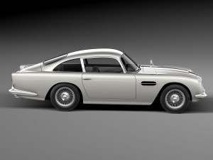 Aston Martin DB5 1963 hi-detail 3D Model