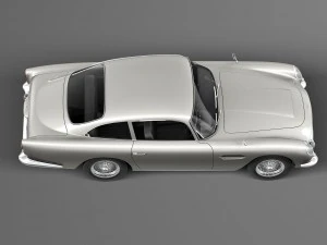 Aston Martin DB5 1963 hi-detail 3D Model