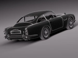 Aston Martin DB5 1963 hi-detail 3D Model