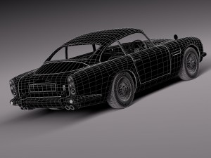 Aston Martin DB5 1963 hi-detail 3D Model
