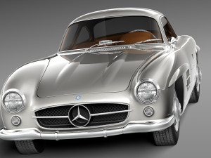 Mercedes-Benz 300 SL Gullwing W198 1954-1957 3Dモデル
