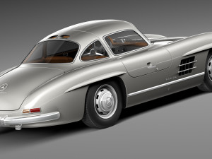 Mercedes-Benz 300 SL Gullwing W198 1954-1957 3Dモデル