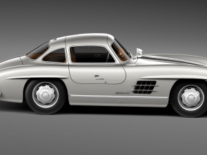 Mercedes-Benz 300 SL Gullwing W198 1954-1957 3Dモデル