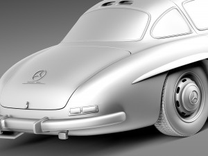 Mercedes-Benz 300 SL Gullwing W198 1954-1957 3Dモデル