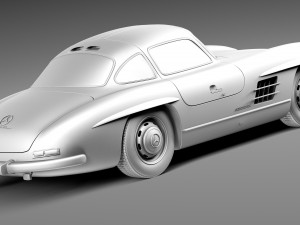Mercedes-Benz 300 SL Gullwing W198 1954-1957 3Dモデル
