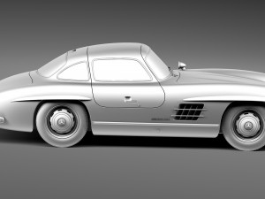 Mercedes-Benz 300 SL Gullwing W198 1954-1957 3Dモデル