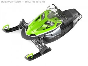 Snowmobile Arctic Cat F570 3D Model