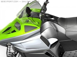 Snowmobile Arctic Cat F570 3D Model
