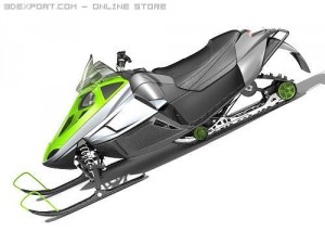 Snowmobile Arctic Cat F570 3D Model