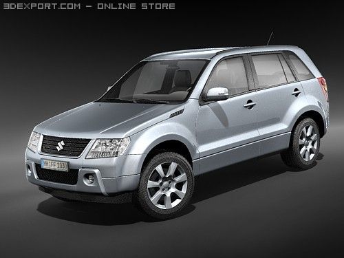 Suzuki Grand Vitara 2009 3D 模型 .c4d .max .obj .3ds .fbx .stl .blend 