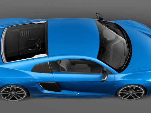 Audi R8 E-tron 2016 Model 3D