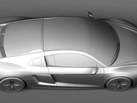 Audi R8 E-tron 2016 Model 3D