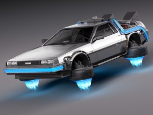 Back To The Future Delorean Episode 2 Future 3D Model