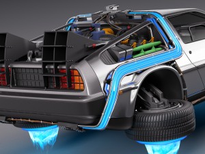 Back To The Future Delorean Episode 2 Future Modèle 3D