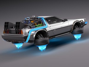 Back To The Future Delorean Episode 2 Future Modèle 3D