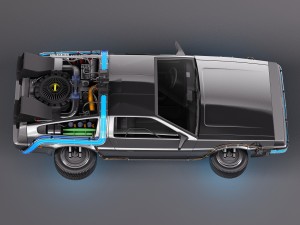 Back To The Future Delorean Episode 2 Future Modèle 3D