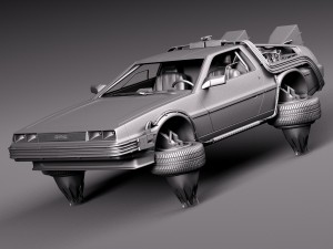 Back To The Future Delorean Episode 2 Future Modèle 3D