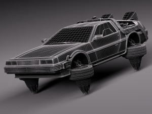 Back To The Future Delorean Episode 2 Future Modèle 3D