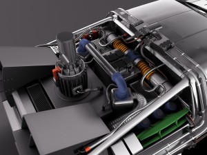 Back To The Future Delorean Episode 3 Wild West 3D Model
