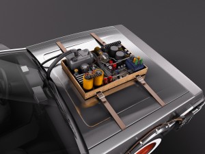 Back To The Future Delorean Episode 3 Wild West 3D Model